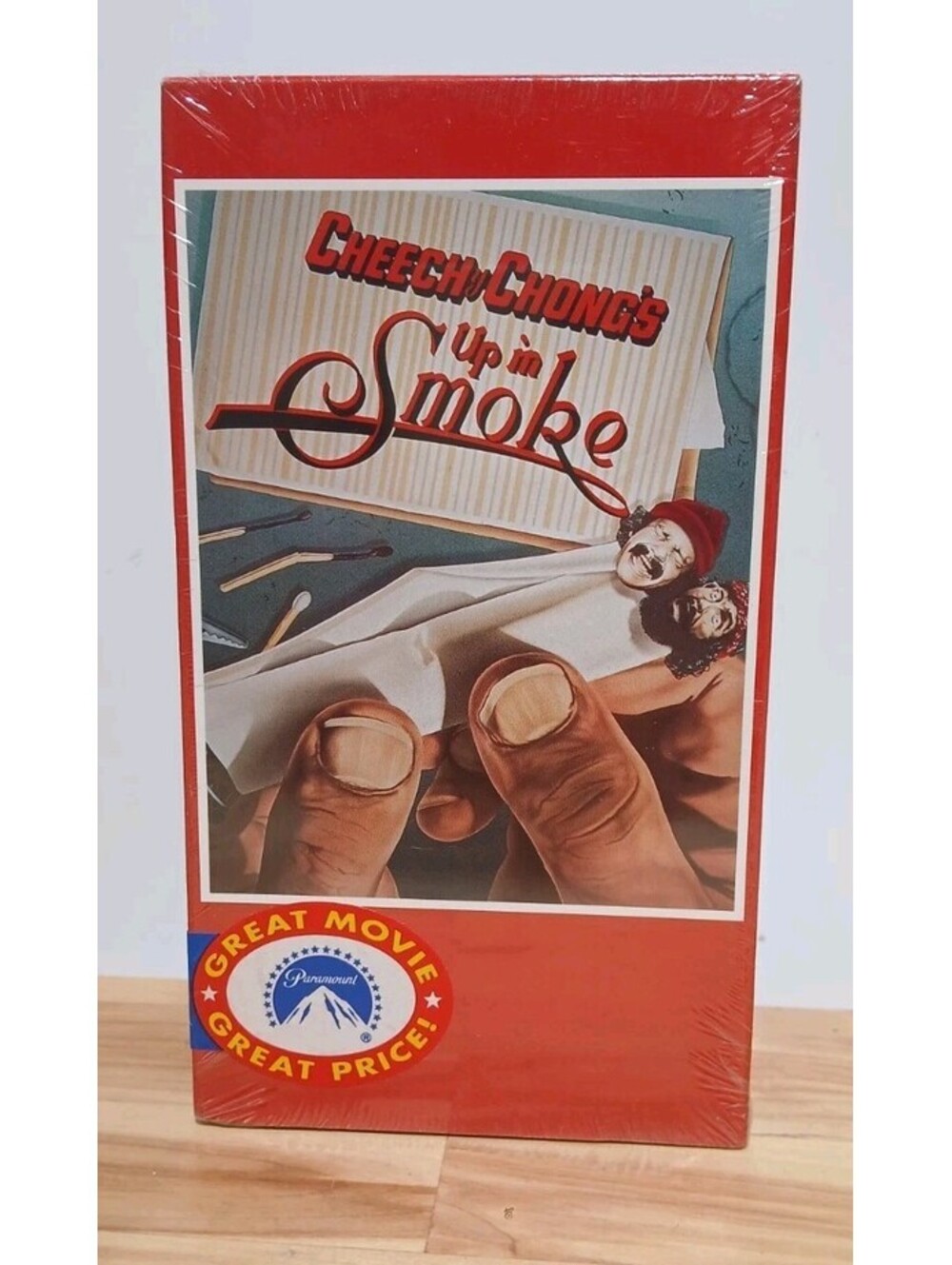 Up In Smoke - Cheech And Chong - VHS New Sealed - WATERMARK & HYPE STICKER 1995